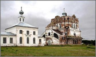 Храм св. Артемия Веркольского и Успенский собор Веркольского монастыря